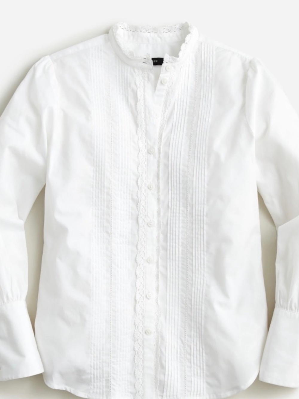 J. Crew White Cotton Blouse Size 12